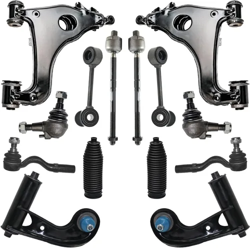 Miniatura 149 de Detroit Axle - Kit de suspensión frontal de 16 piezas para RWD Chrysler 300 Dodge Charger Challenger Magnum 6 brazos de control con rótulas 2