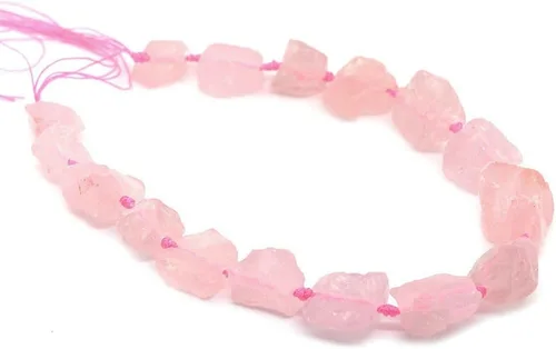 Miniatura 7 de Agujero graduado crudo de la pepita del cristal del cuarzo del blanco del aura de la aguamarina del filamento 6.6 ft m perforado