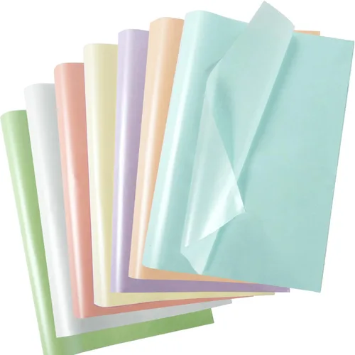 Miniatura 10 de 60 hojas de papel de seda para bolsas de regalo, 14 x 20 pulgadas, papel de seda metálico rosa dorado rosa blanco para embalaje de manualidades, Oro
