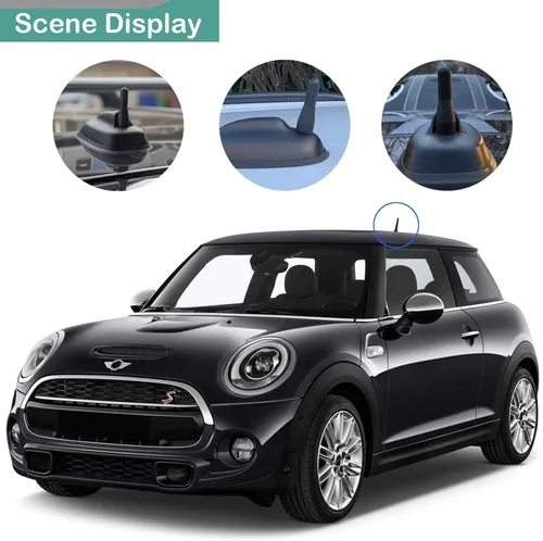Miniatura 5 de Anina Mástil de antena rechoncha de 2.5 pulgadas compatible con Mini Cooper 1998-2019 BMW Z3/Z4/128i VW Polo/Golf AM/FM Antena de radio a prueba