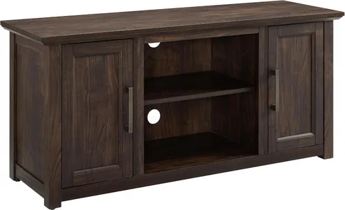 Miniatura 14 de Crosley Furniture Camden - Soporte de TV para televisores de más de 50 pulgadas, centro de entretenimiento con estantes de almacenamiento Nogal