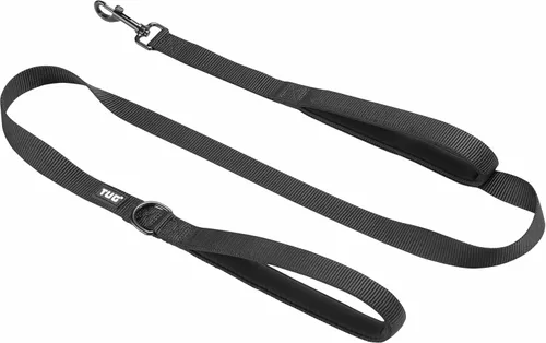 Miniatura 8 de TUG Correa de perro resistente de 5 pies con asa de tráfico acolchada para perros de raza grande y mediana (negro)