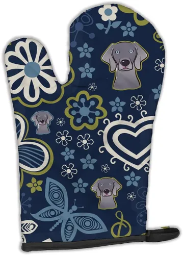 Miniatura 242 de Caroline's Treasures BB4020OVMT Dog House Collection Border Collie - Guante de horno grueso resistente al calor para sartenes calientes y horno