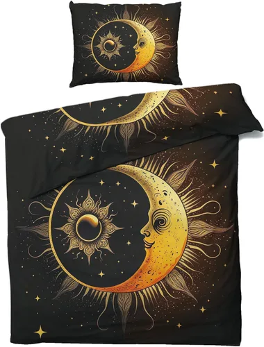 Miniatura 21 de Phoenix Funda de edredón tamaño King Juego de ropa de cama de pájaro de fantasía 3 piezas Funda de edredón con patrón de microfibra suave