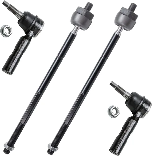 Miniatura 59 de Detroit Axle - 4 barras de acoplamiento delanteras para Kia Forte Koup 14-17, 14-18 Forte Forte5, 4 extremos de barra de acoplamiento exteriores e
