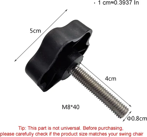 Miniatura 4 de Garden Swing Accesorios de plástico (tipo 3) para RUS4860 Pinehurst Columpio de dos plazas (1PCS/CTN)