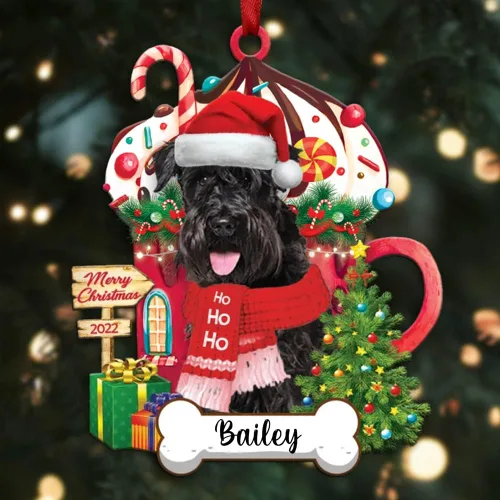 Miniatura 49 de Amantes de los perros de Navidad – Navidad de perros disponibles para muchos perros Shi Tzu – Adorno con forma personalizada, adorno de Navidad