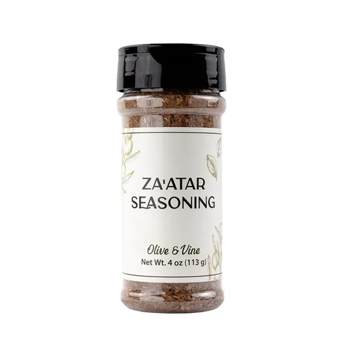 Miniatura 8 de Olive & Vine Za'atar condimento, mezcla sabrosa, para platos de Oriente Medio, rica tradición, sabor auténtico, para recetas globales (8 onzas)