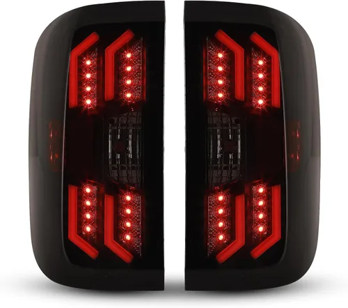 Miniatura 5 de WOLFSTORM Conjunto de luz trasera Compatible con 2014-2018 Chevy Silverado 1500 y 2015-2018 Chevy Silverado 2500/3500HD, No es compatible con Lente