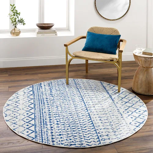 Miniatura 43 de Livabliss Alfombras de Área - Alfombra Chester Boho Marroquí Negra de 2x16 para Sala de Estar y Dormitorio - Alfombra Geométrica Blanca y Gris
