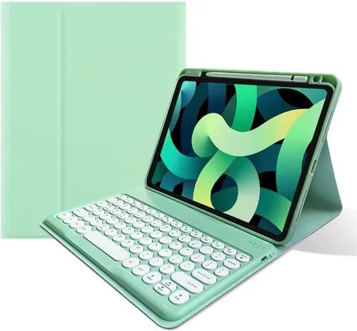 Miniatura 22 de kaitesi Funda de teclado para iPad A16 de 11ª generación de 11 pulgadas 2025, iPad de 10ª generación de 10.9 pulgadas 2022, funda de teclado