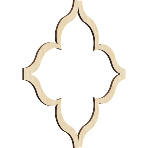 Miniatura 9 de May Paneles decorativos de pared de madera con calado, pequeños, 11 3/8 pulgadas de ancho x 11 3/8 pulgadas de alto x 1/4 pulgadas de alto, roble