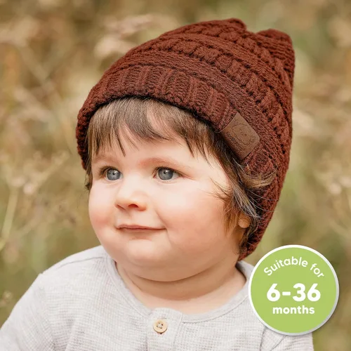 Miniatura 110 de KeaBabies 3-Pack Baby Beanies for Boys, Girls - Stretchy Knit Baby Hats, Cute Newborn