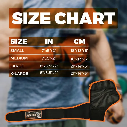 Miniatura 6 de ESTREMO Guantes de entrenamiento para hombres y mujeres, guantes de gimnasio para levantamiento de pesas para hombres con excelente agarre y soporte