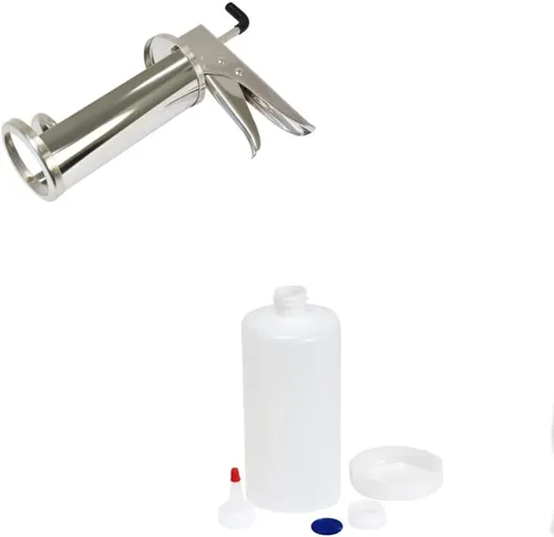 Miniatura 12 de Prince Castle Dispensador de salsas, 2/3 oz, negro - Dispensador comercial para salsas espesas y pesadas como tártaro, mayonesa, crema agria