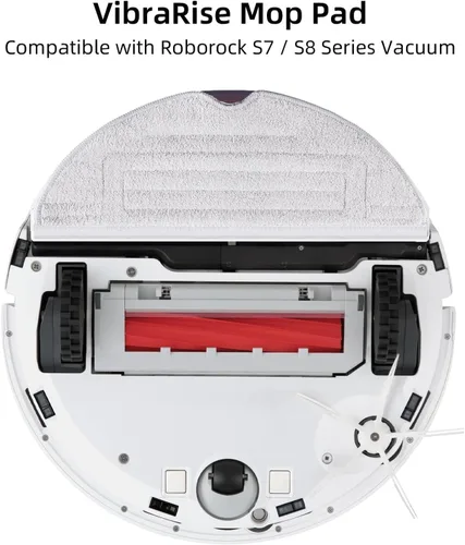Miniatura 2 de 6 almohadillas de tela para trapeador Roborock S8 / S8+ / S7 MaxV Ultra / S7 Pro Ultra / VibraRise accesorio de repuesto para almohadilla