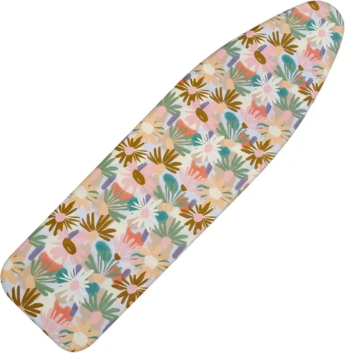 Miniatura 9 de Funda y almohadilla para tabla de planchar de 15 x 54 pulgadas, funda estándar para tabla de planchar con borde elástico y cierres de velcro, fundas