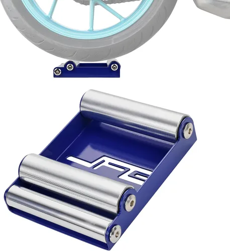 Miniatura 8 de JFG RACING Soporte de limpieza de ruedas para motocicletas, (motocicletas < 220 kg y ancho de neumático < 180 mm) Soporte de rodillo de paddock