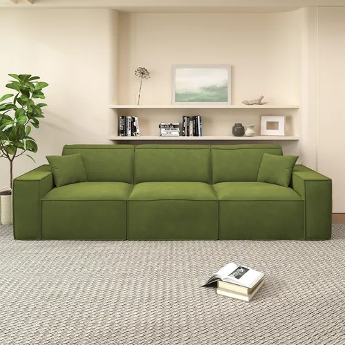 Miniatura 10 de Cloud - Sofá modular sin hueso, sofá seccional con asiento profundo, sofá en forma de L de 2 plazas para sala de estar, sofás de espuma