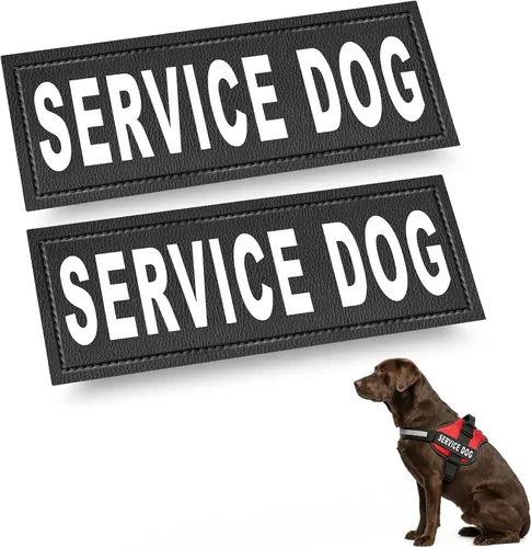 Miniatura 9 de Parches para gancho y bucle de arnés de perro de servicio, parche de "emotional support" durante el adiestramiento de perros de servicio y perros