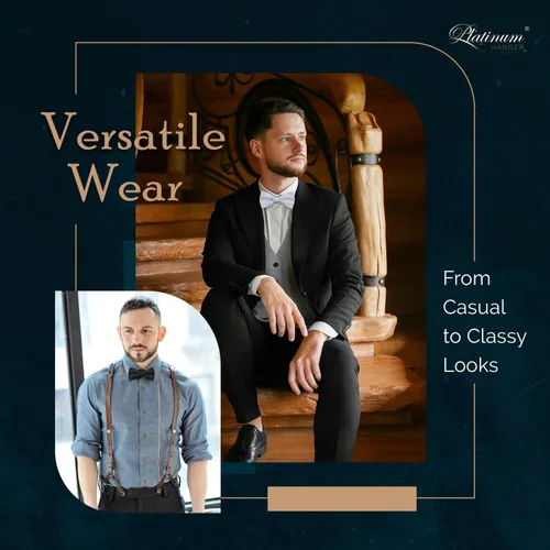 Miniatura 6 de Pajarita de esmoquin formal de satén preatada clásica para hombre, longitud ajustable, gran variedad de colores disponibles