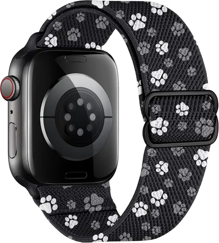 Miniatura 42 de Correas elásticas de nailon compatibles con Apple Watch de 1.496 pulgadas, 1.575 pulgadas, 1.614 pulgadas, 1.654 pulgadas, 1.732 pulgadas, 1.732