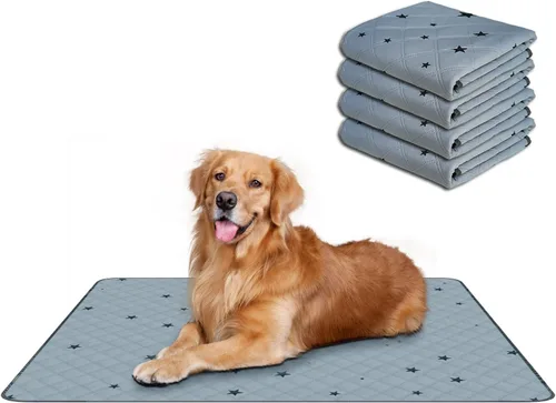 Miniatura 21 de RIOUSSI Almohadillas lavables para orina de perros, reutilizables, absorbentes, a prueba de fugas, antideslizantes, para entrenamiento de orinal