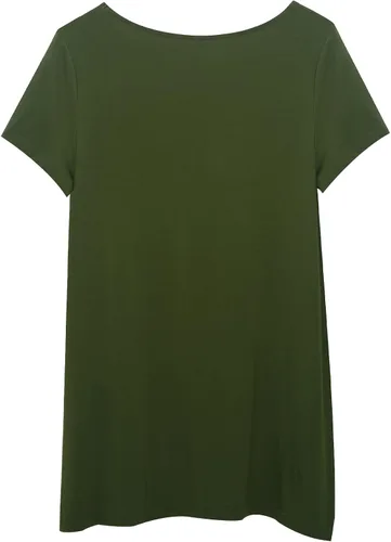 Miniatura 3 de Camisas de maternidad para mujer, manga corta, dobladillo dividido, ropa de embarazo