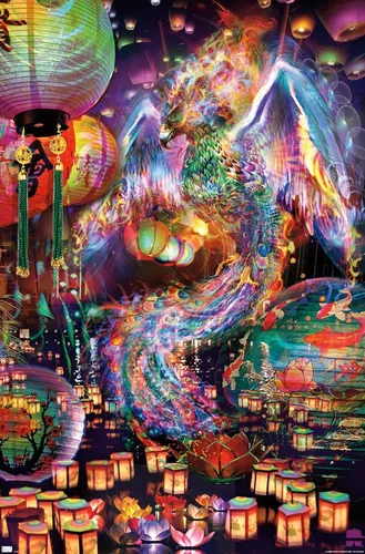 Miniatura 9 de Trends International Jumbie - Póster de pared de Phoenix, 14.72 x 22.37 pulgadas, versión enmarcada plateada Versión con marco plateado
