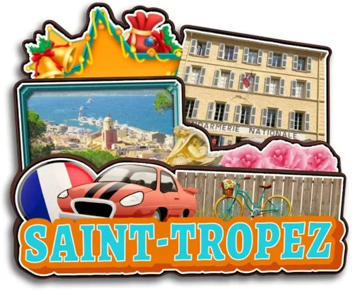Miniatura 24 de Toulon Provence-Alpes-Cote d'Azur Francia - Imán para nevera Colección de madera 3D Madera hecha a mano recuerdos de la ciudad de viaje, imán
