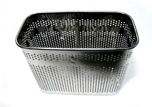 Miniatura 6 de Soporte para utensilios de cocina de acero inoxidable (cuadrado mediano) para palillos para lavavajillas