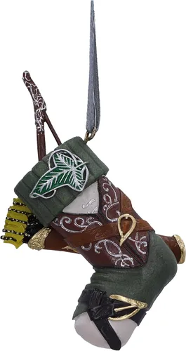 Nemesis Now Lord of the Rings Legolas - Adorno colgante de calcetín de 3.5 in, resina, adorno colgante con licencia oficial de El Señor de los