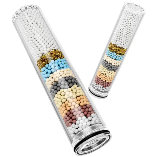 Paquete de 2 filtros de repuesto para cabezal de ducha de mano, filtros suavizantes de agua para agua dura, elimina el cloro, reduce la picazón en