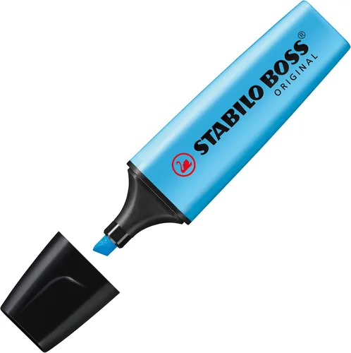 Miniatura 2 de STABILO BOSS - Resaltador original, azul, 0.197 in