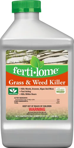 Fertilome (16103) Asesino de hierba y malezas no selectivo, con certificación OMRI (32 onzas)