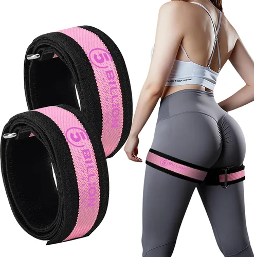 BFR - Bandas para glúteos para mujer, bandas de restricción de flujo sanguíneo para construcción de cadera y piernas, bandas de entrenamiento de