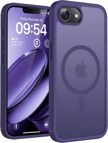 Miniatura 113 de TOCOL Funda magnética 3 en 1 para iPhone 14 Pro, mejorada [protección completa de cámara] con 2 protectores de pantalla, funda de grado militar Azul