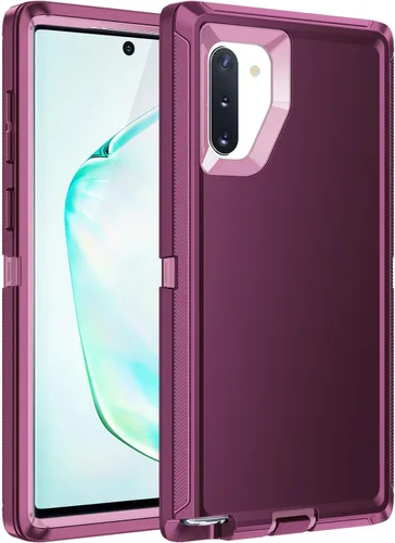 Miniatura 8 de Funda para Galaxy Note 10 Plus, a prueba de golpes, a prueba de caídas, a prueba de polvo, protección de cuerpo completo de 3 capas, funda rígida