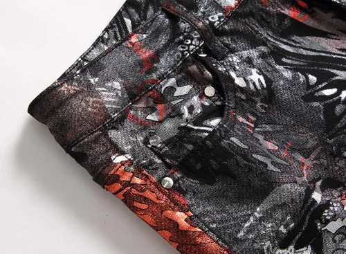Miniatura 7 de Enrica - Pantalones de mezclilla elásticos para hombre