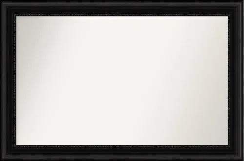 Miniatura 151 de Amanti Art Espejo personalizado, espejo de baño negro puente, espejo de pared o espejo de tocador de baño sobre el fregadero (26 x 26 pulgadas)