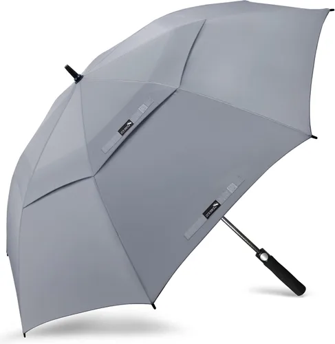 Miniatura 26 de ZOMAKE - Paraguas de golf a prueba de viento, extragrande, de gran tamaño, de doble dosel resistente para lluvia, juegos deportivos y carrito