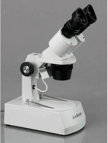 Miniatura 3 de AmScope Microscopio estéreo binocular montado hacia adelante SE305R-AZ, oculares WF10x y WF20x, aumento 10X/20X/30X/60X, objetivos 1X y 3X, fuente