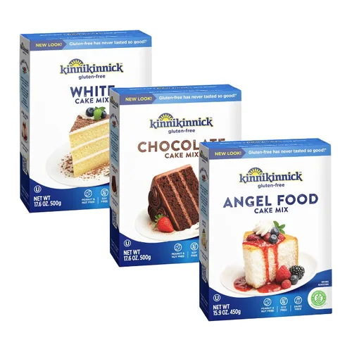 Miniatura 7 de Kinnikinnick - Mezcla de pastel de Angel Food - Mezcla de pastel sin gluten, apta para alérgicos - Cajas de 15.9 onzas - Paquete de 6