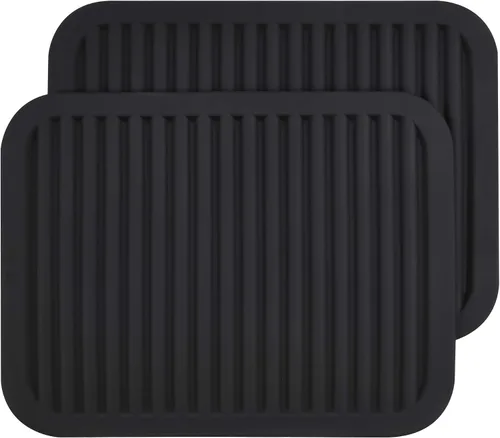 Miniatura 6 de Salvamanteles de silicona para platos calientes, ollas y sartenes, almohadillas calientes para cocina, tapete de secado pequeño flexible, soportes