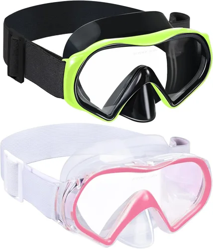 Miniatura 18 de Aegend Máscara de buceo para adultos y jóvenes, antivaho anti-UV, amplia visión, máscara de esnórquel para buceo, natación, esnórquel