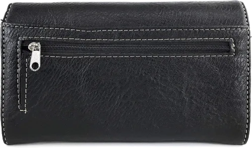 Miniatura 4 de Zelris Mariposa flor temporada bordado mujeres Crossbody muñeca triple cartera