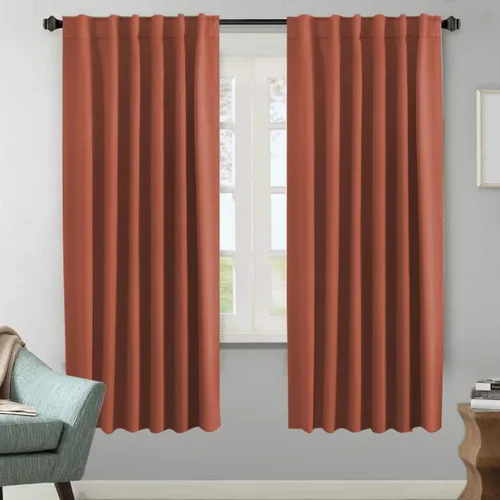 Miniatura 211 de H.VERSAILTEX Cortinas opacas con aislamiento térmico, paneles de tratamiento de ventana, cortinas opacas para oscurecer la habitación, cortinas Gris