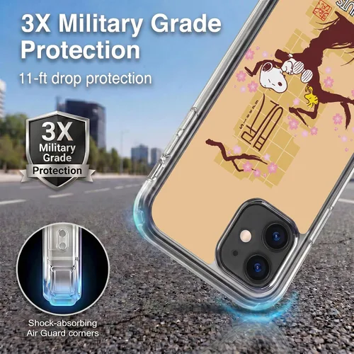 Miniatura 236 de Carcasa de gel para iPhone 7 Plus/iPhone 8 Plus, diseño de Snoopy Oriental de Peanuts, Badges