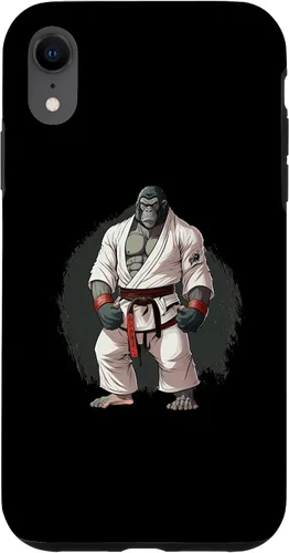 Miniatura 23 de iPhone 11 Gorilla In Judo Uniforme - Estuche japonés de artes marciales