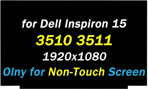 Reemplazo de 15.6 pulgadas para Dell Inspiron 15 3510 3511 3502 3505 5594 7501 Series FHD 1920x1080 30 pin 60Hz LED LCD Pantalla Panel portátil